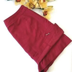IZOD BURGUNDY SKORT SHORTS SKIRT SIZE 10